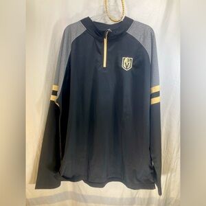 The indomitable Vegas Golden Knights 1/4 Zip NHL Hockey Men’s XXL